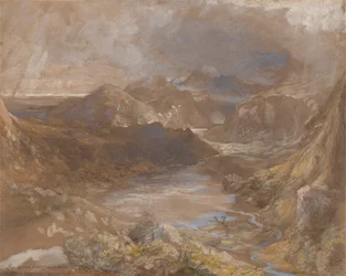 Llwyngwynedd e Parte de Llyn-y-ddina Entre Capel Curig e Beddegelert, Norte do País de Gales