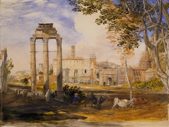 O Fórum, Roma, 1837