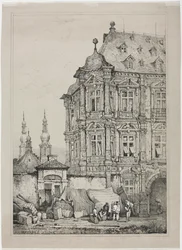 Castelo de Martinsburg, Mainz, Alemanha, 1833.