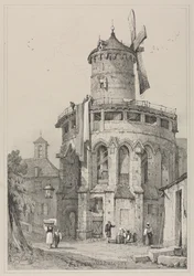 Fac-símiles de esboços feitos na Flandres e na Alemanha: On the Walls, Colônia, 1833.