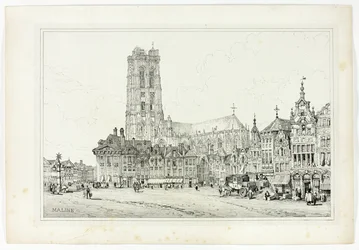 Maline, a partir de Facsimiles of Sketches made in Flanders and Germany