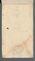 Sketchbook: Study of Cross and Rowboat (na contracapa)