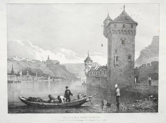 St. Goar e Rheinfels, 1824.