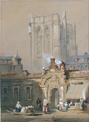 A Torre Velha, Catedral de Colônia, início do século XIX