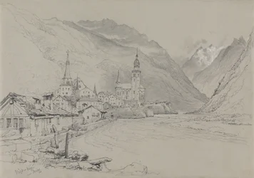 Visp ou Viege, perto de Brigada