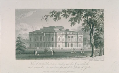 Vista da York House e do Green Park, c.