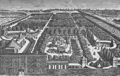 Uma perspectiva geral de Vauxhall Gardens, c1756, 1912