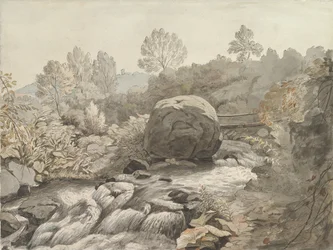 A Rocky Stream, Itália, ca. 1786-91.