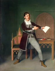 Charles Farley (1771-1859) como Francisco em &39;A Tale of Mystery&39; de Thomas Holcroft, no Covent Garden Theatre, em 1802