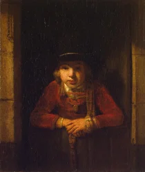 Rapaz a olhar pela janela, c. 1647