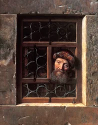 Homem à janela, 1653