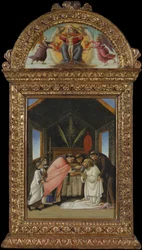 A Última Comunhão de São Jerônimo, c.1490 (tempera e ouro sobre madeira)