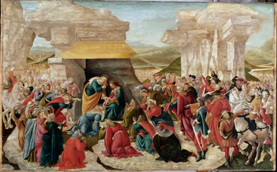 A Adoração dos Reis Magos (Pintura inacabada, c.1500)