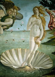 O nascimento de Vénus (detalhe)