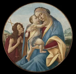 Virgem e Menino com o Jovem São João Batista, c.1490 (têmpera e óleo sobre madeira)