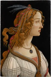 Retrato idealizado de uma senhora (Retrato de Simonetta Vespucci como ninfa)