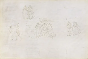 Ilustração da Divina Comédia de Dante Alighieri Purgatorio 17, 1480-1490