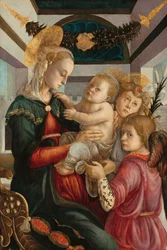 Madonna e criança com anjos