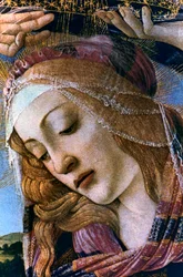 Madonna do detalhe Magnificat, 1482