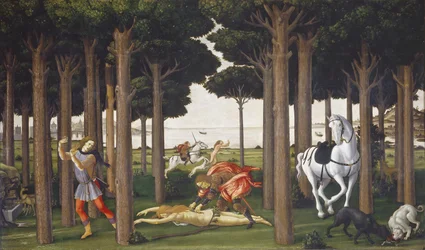 A história de Nastagio degli Honesti, painel II