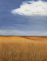 Amber Waves, 2025 (acrílico sobre tela)