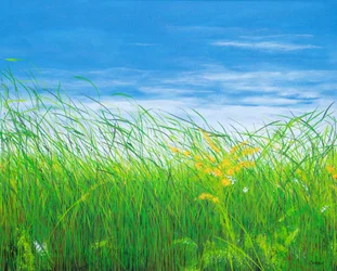Dancing in the Breeze, 2019 (acrílico sobre tela)