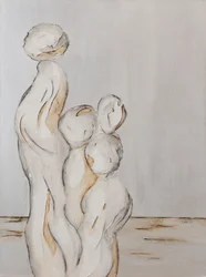 Amor de Mãe, 2020 (técnica mista sobre tela)