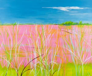 Rapsódia cor-de-rosa, 2022 (acrílico sobre tela)