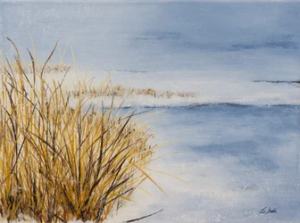 Flocos de neve, 2018 (acrílico sobre tela)