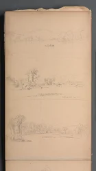 Caderno de desenho, página 05: Bethel ME 19 de agosto de 1859.