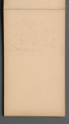 Caderno de desenho, página 08: Carter Mountian, 1859.