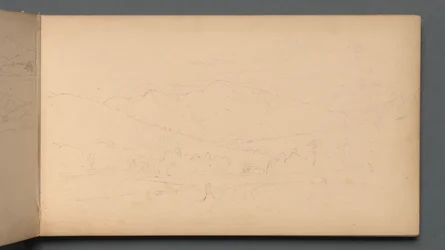 Sketchbook, página 10: Carter Mountian, 1859.