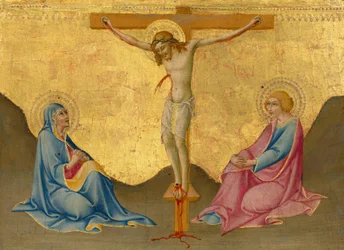 A Crucificação, c.1445-1450 (têmpera sobre painel de choupo)