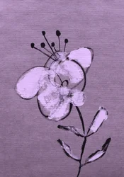 Floração roxa abstrata