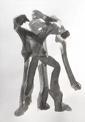 Figuras dinâmicas a tinta