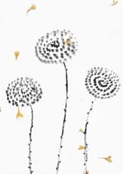 Florescer de pétalas a cair