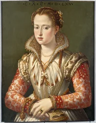 Retrato de uma jovem mulher
