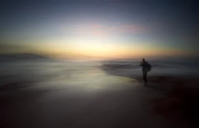 A solidão de uma praia de sonho