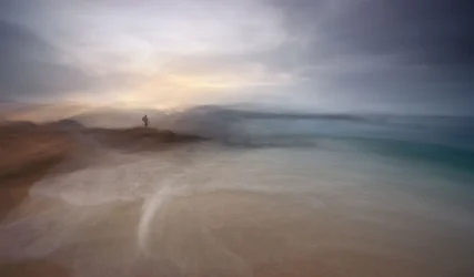 Solidão costeira de sonho