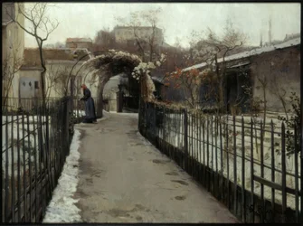 Jardim no inverno