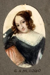 Jovem com um sorriso de espião Pintura de Santo Panario (1786-1871) Genes, Galleria d