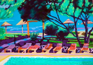 La Mer # , 2022 (acrílico sobre cartão)