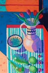 Natureza morta # , 2025 (acrílico sobre cartão)