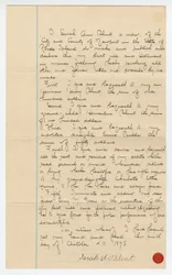 Última vontade e testamento de Sarah Ann Blunt Crozley, outubro de 1898.