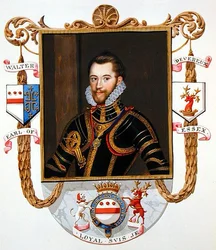 Retrato de Walter Devereux (1541-76) 1º Conde de Essex de 
