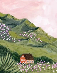 Céu Rosa de Mountain Home