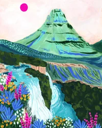Cascatas da Montanha Vibrante