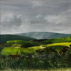 Somerset landscape, 2023 (tinta sobre papel)