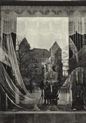 Berlim: Vitrine Michels; Vitrine (foto a p/b)