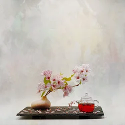Elegante chá de flores